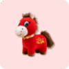Smiling Horse Plush 10Inches